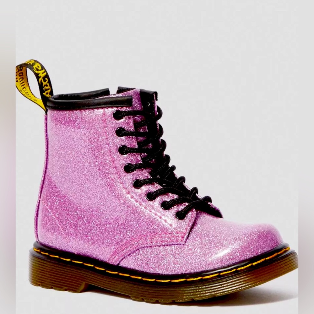 Dr. Martens Toddler Glitter Lace Boot